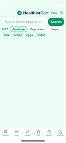 HealthierCart: Food Scanner screenshot
