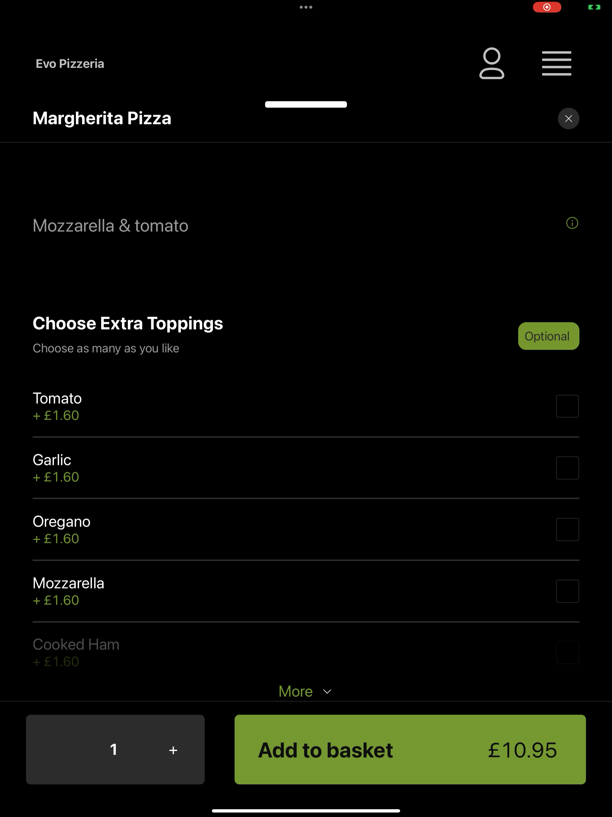 EVO Pizzeria screenshot 11