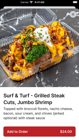 Watta Potato by Yogis Bistro iPhone screenshot 3 - Food & Drink app