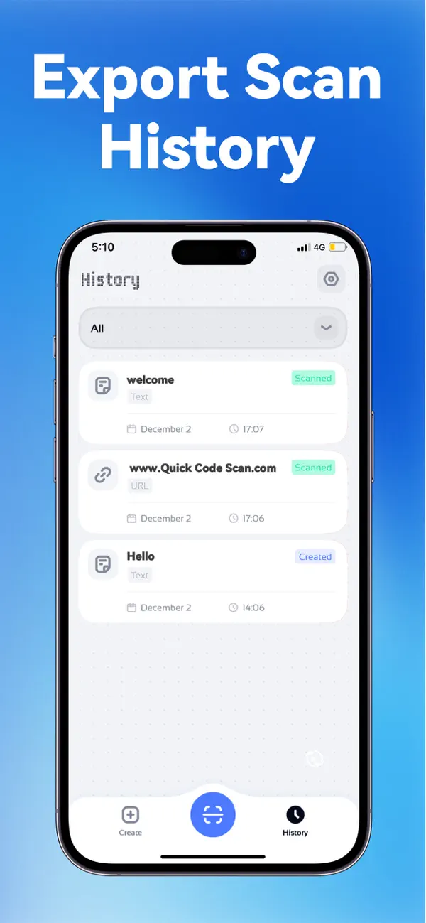 #4. QR Code Reader・Quick Code Scan (iOS) Göre: MTWOM LIMITED