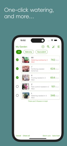 PlantTime: Reminders Records iPhone screenshot