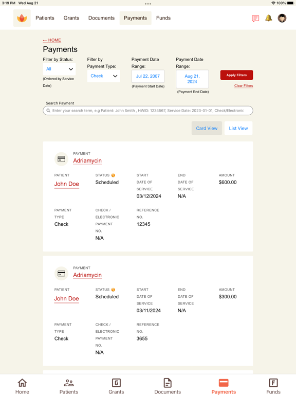 HealthWell Foundation iPad screenshot 5 - Business app