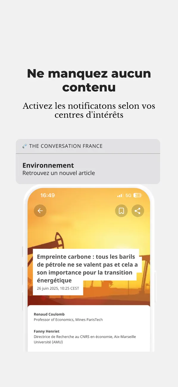 Screenshot #3 pour The Conversation | Actualités