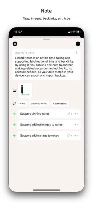 Linked Notes - Bi-directional screenshot 2