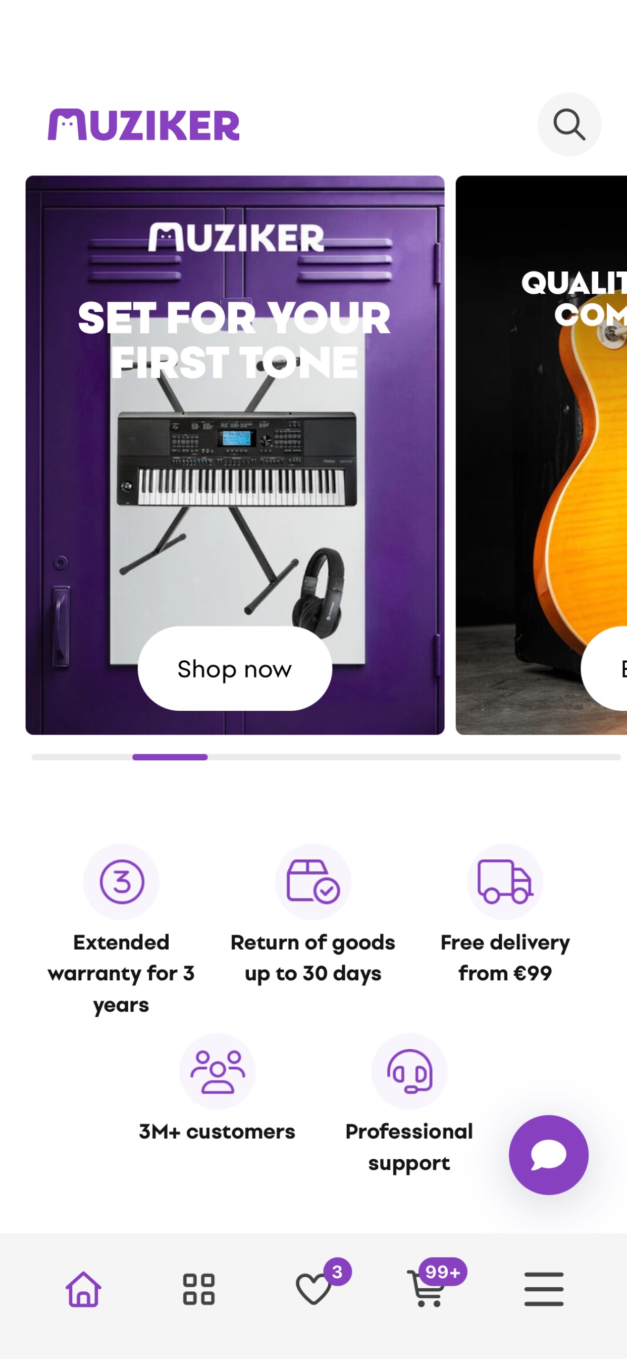 Screenshot 1 of Muziker shop