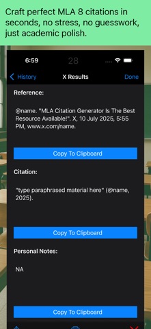 MLA Citation Generator Screenshot 3 of 5