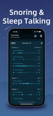iSleeper: Sleep Tracker Screenshot 3 of 7