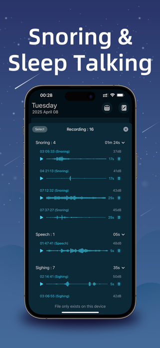 iSleeper: Sleep Tracker Screenshot 3 of 7