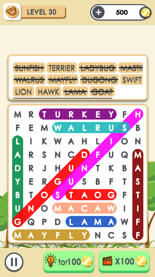 #8. Word Hunter's Challenge (iOS) 由: Revolution Games Private Limited