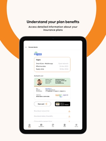 SmartCare by Cigna iPad screenshot