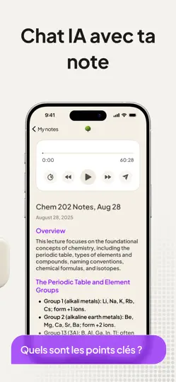 Capture d'écran de Coconote – Prise De Notes IA sur iPhone 4