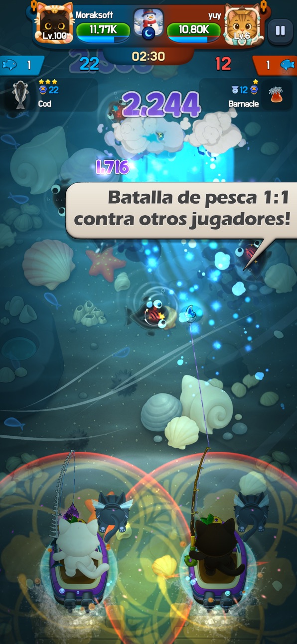 Cat's Fish farm iOS Mod IPA screenshot 9 - iOS game interface