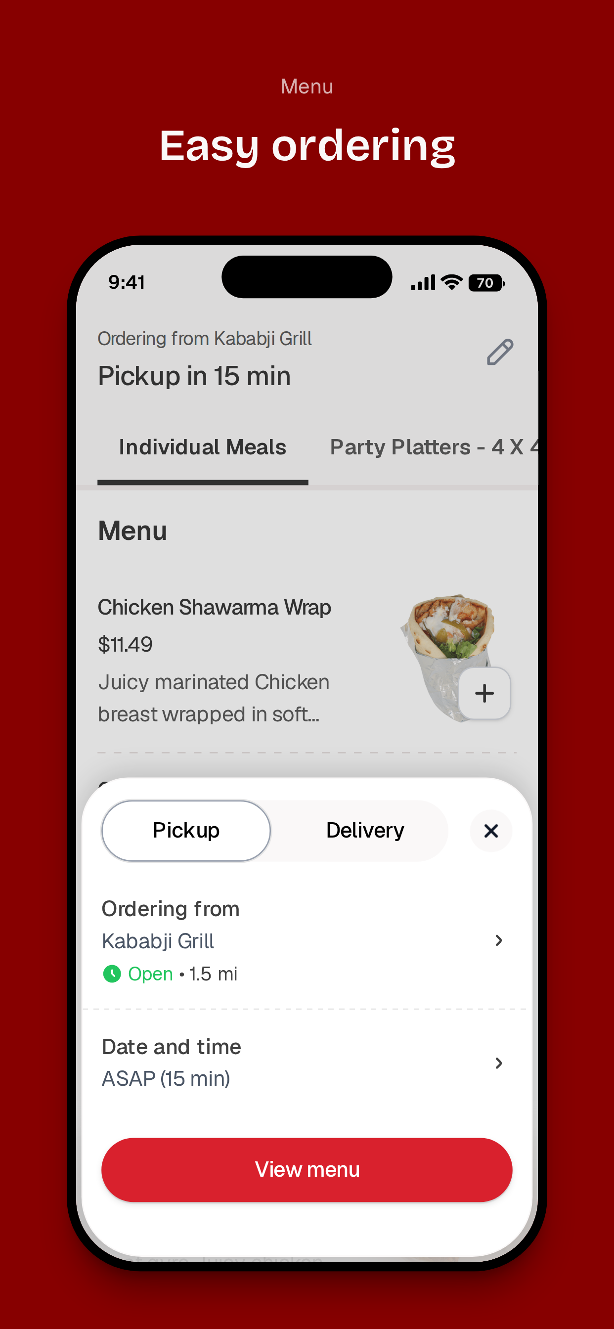 Kababji Grill To Go screenshot 3