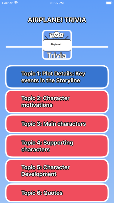 Screenshot #1 pour Airplane! Trivia