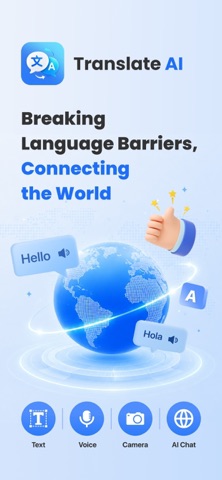 Translate AI: Voice & Photo iPhone screenshot