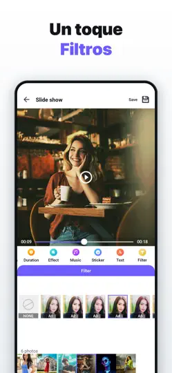 Captura de pantalla de Video Maker Pro - Slideshow en iPhone 5
