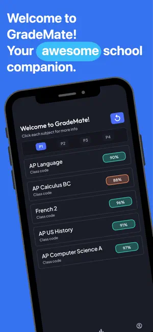 GradeMate for HAC screenshot 1
