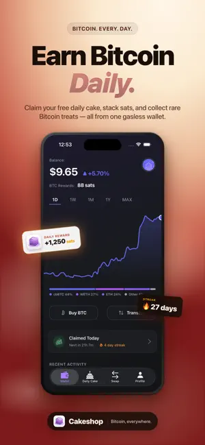 Cakeshop: Buy Bitcoin Easily screenshot 1