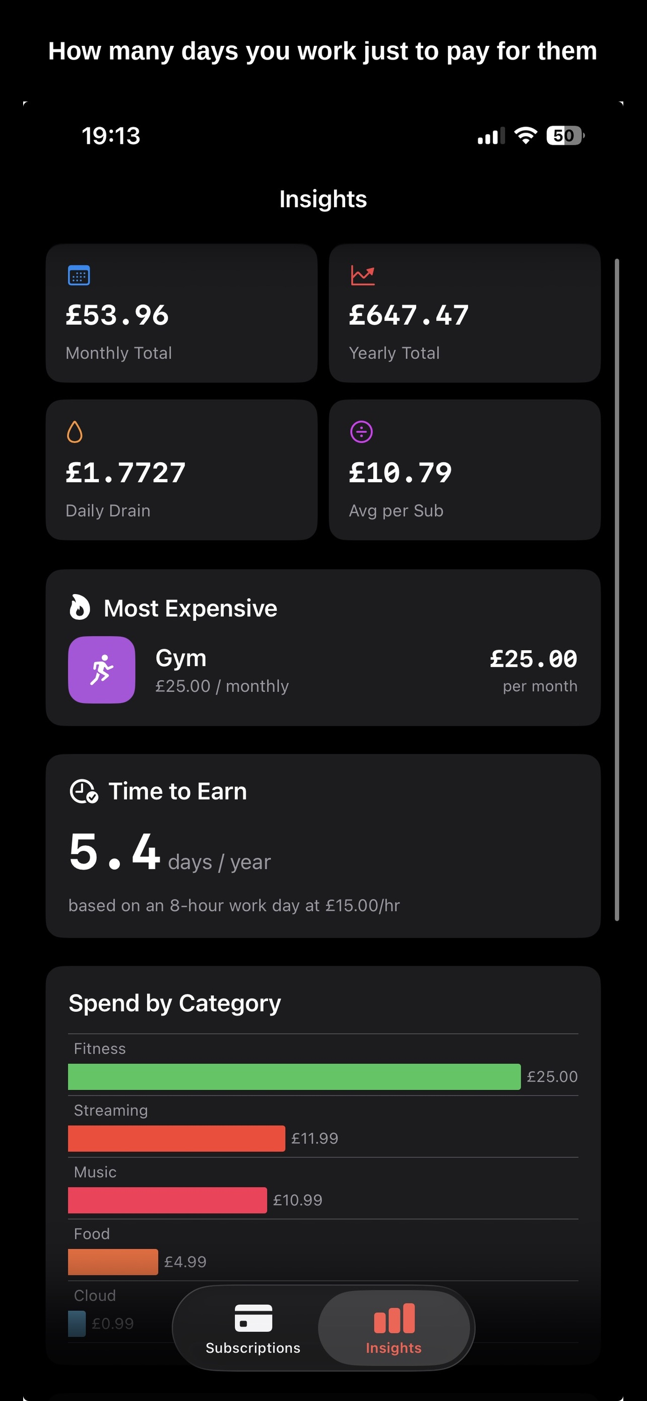 Price Decay: Subscriptions screenshot 3