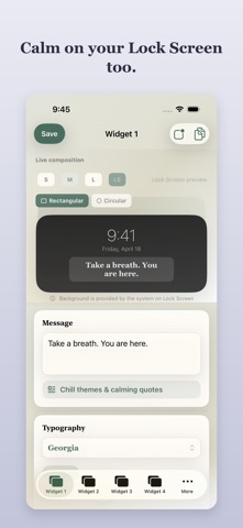 WidgText: Mindful Widgets Screenshot 7 of 8