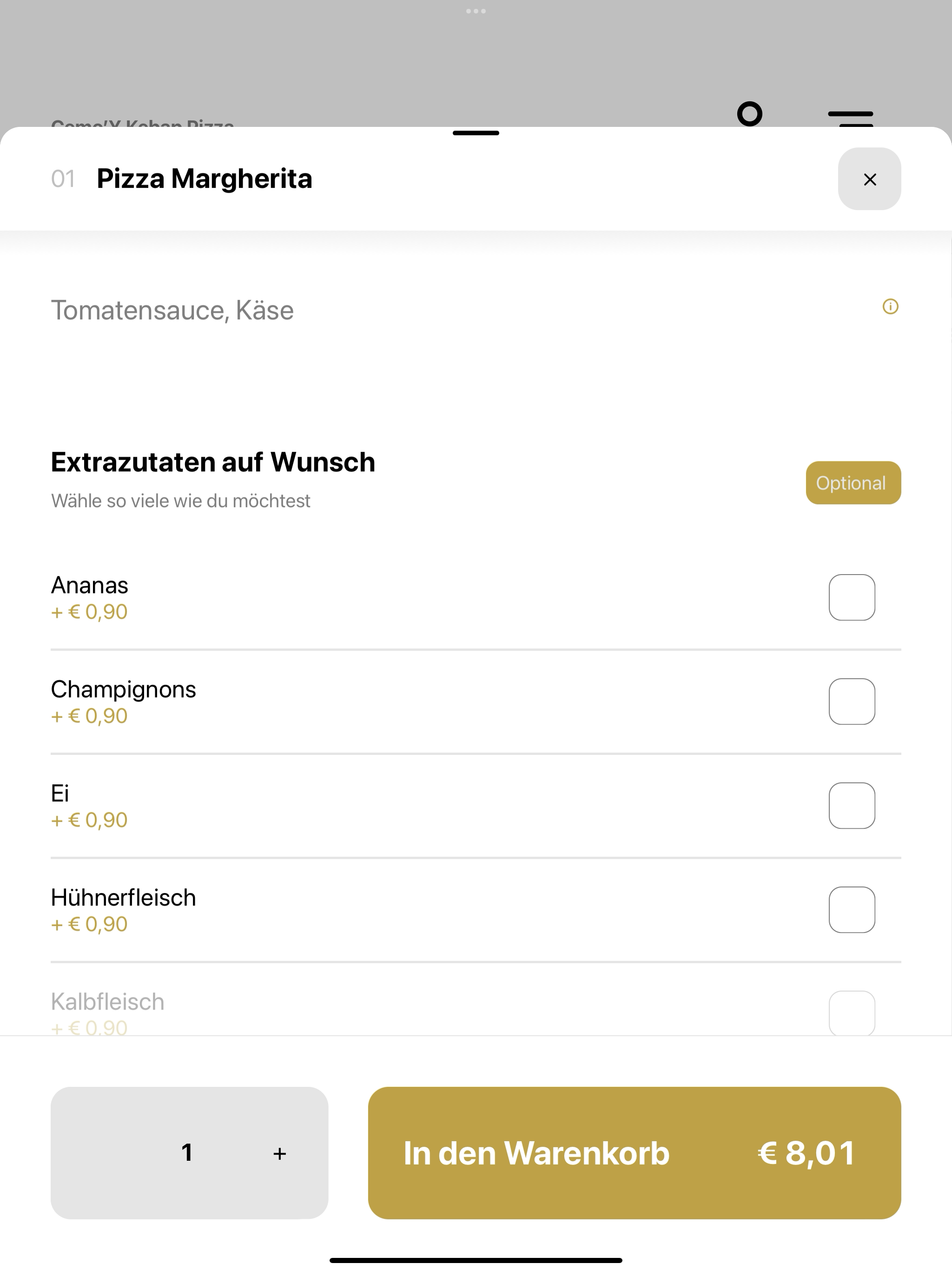 Cemo'Y Kebap Pizza