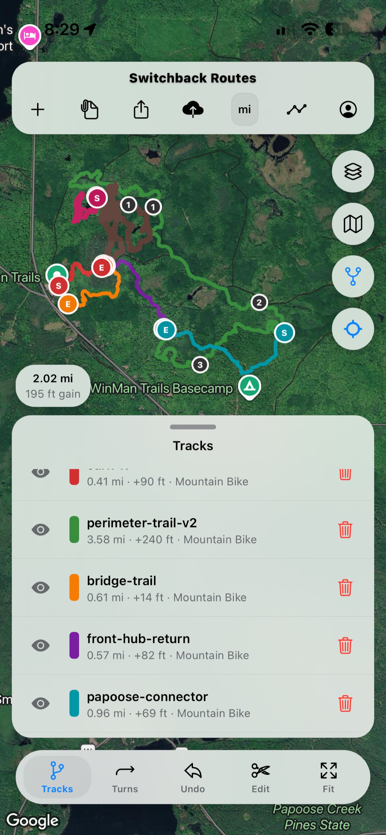 Screenshot 6 of Switchback Routes