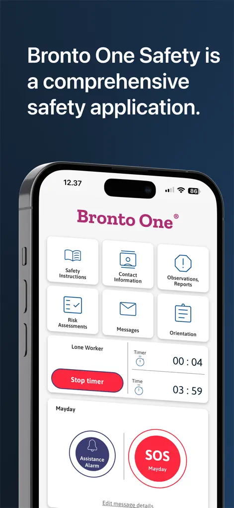 Bronto One Safety - Reference App | MWM