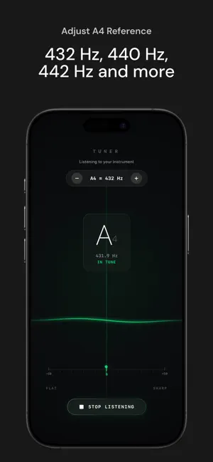 Chromatic Tuner - BA2 screenshot 4
