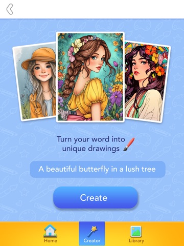 Color My AI - Coloring Book iPad screenshot