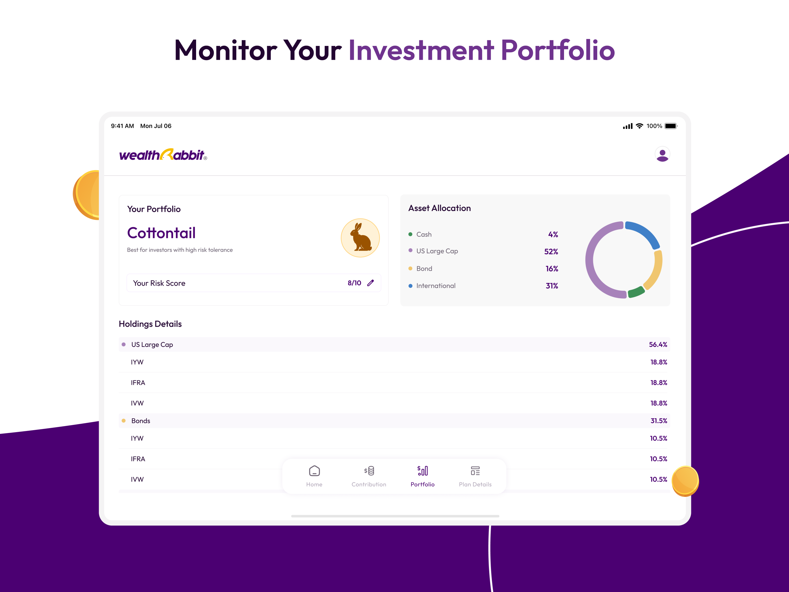 WealthRabbit: Retirement Plans