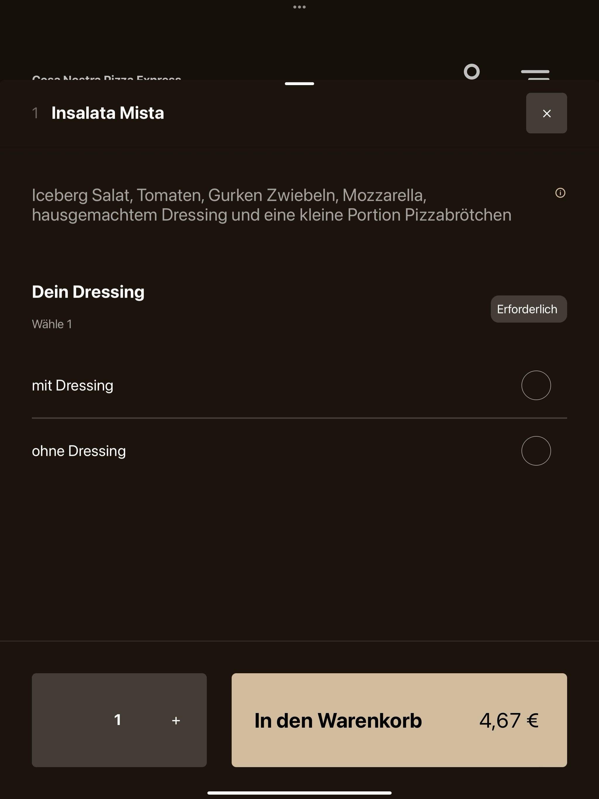 Cosa Nostra Pizza Express screenshot 8
