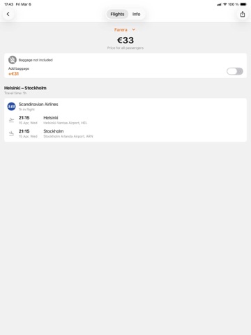 Low-cost: airlines & flights iPad screenshot