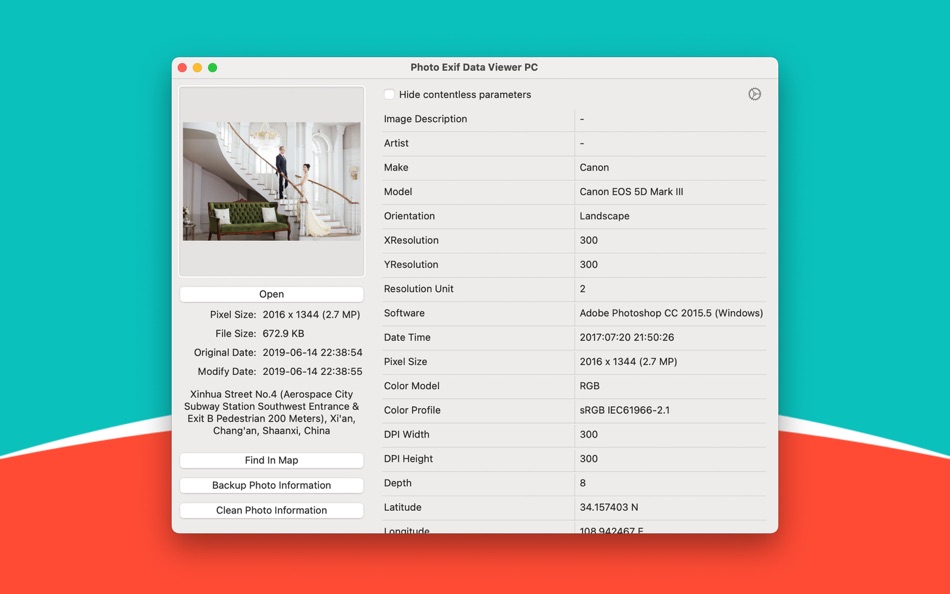 Photo Exif Data Viewer PC - 3.0 - (macOS)