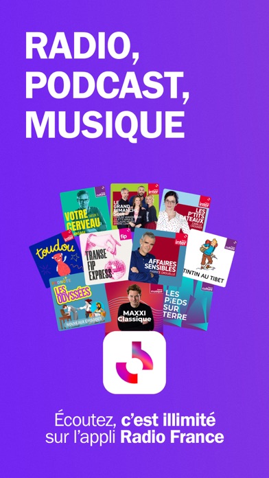 Radio France - podcast, direct Screenshot