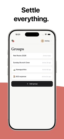 Splittr — Share & Settle Screenshot 1 of 6