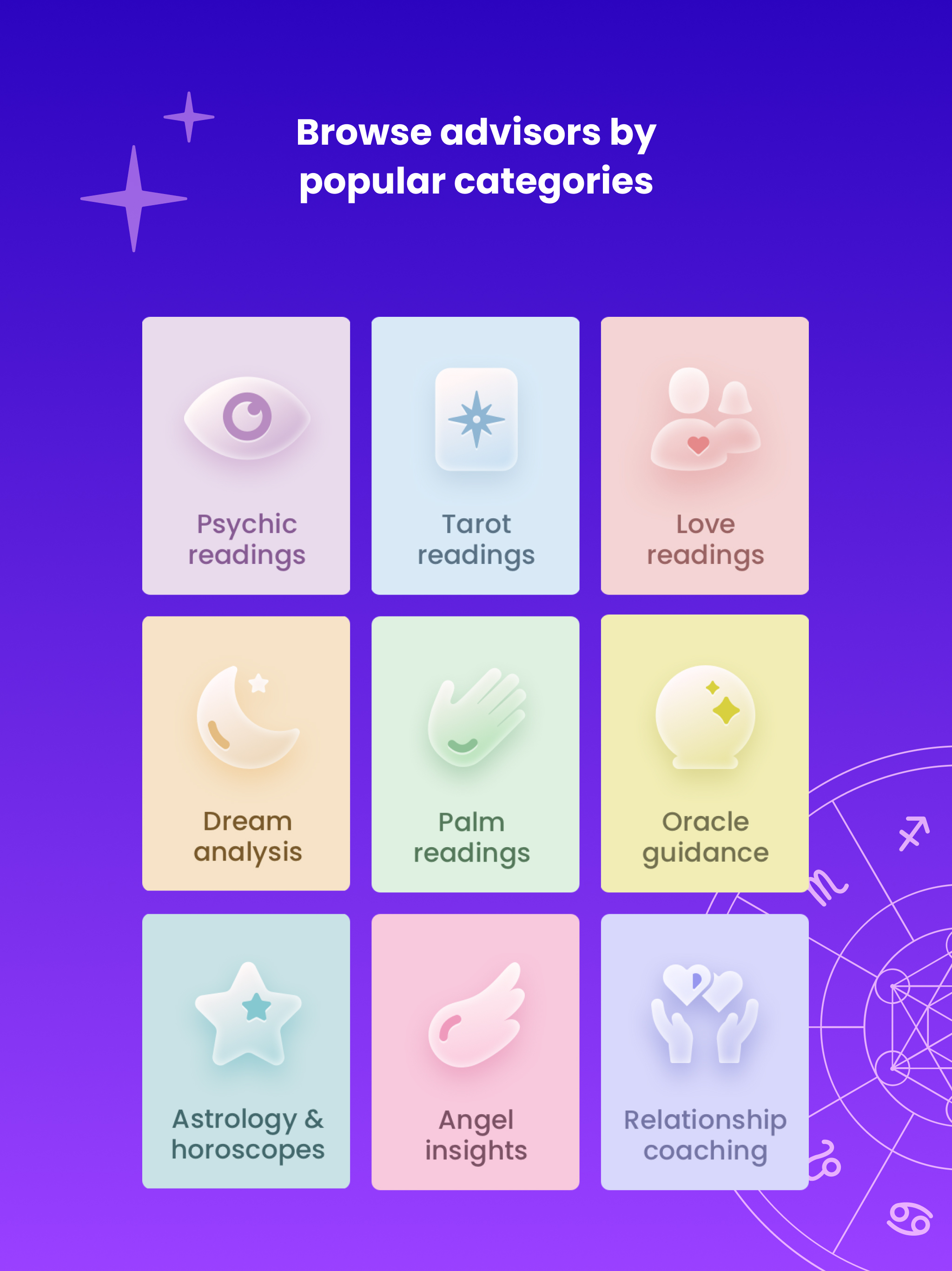 Purple Garden Psychic Reading