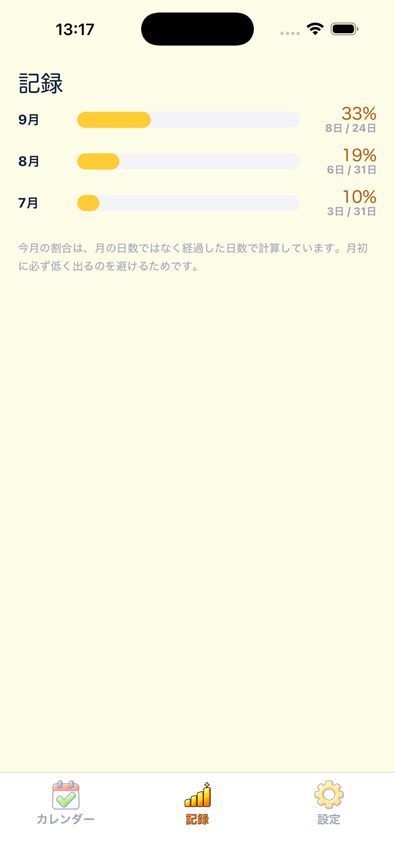 Screenshot 2 of 休肝ウォッチ