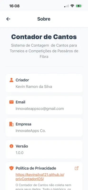 Contador de Cantos screenshot 7 of 7