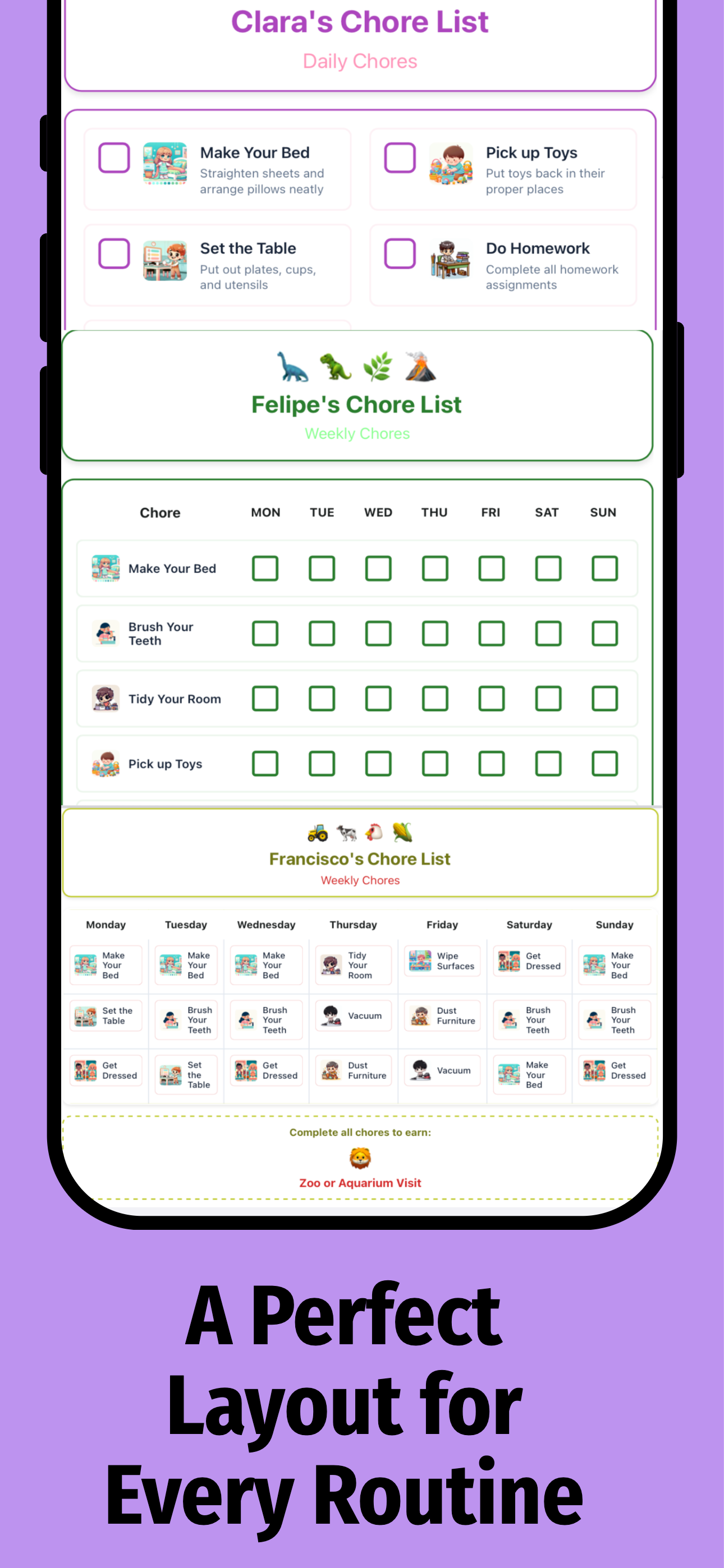 Kids Chore Planner