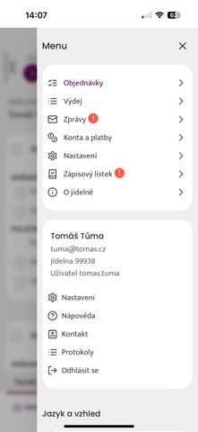 Strava.cz Meal Ordering Screenshot 3 of 8