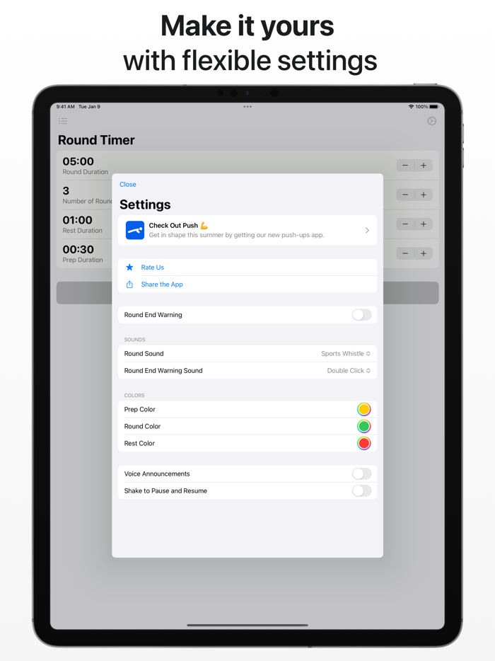 Round Timer Training Debate