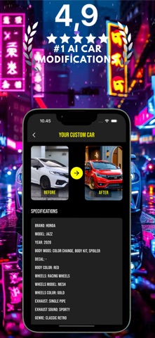 Ai Car Mod : Re design Car screenshot