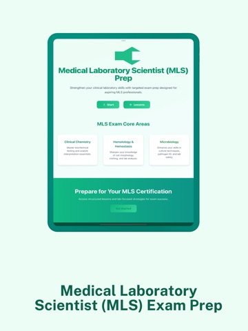 MLS Prep: Medical Laboratory iPad screenshot