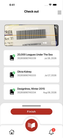 Texas Tech Lib Checkout iPhone screenshot