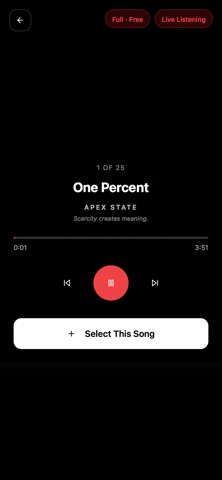 One Percent Song screenshot
