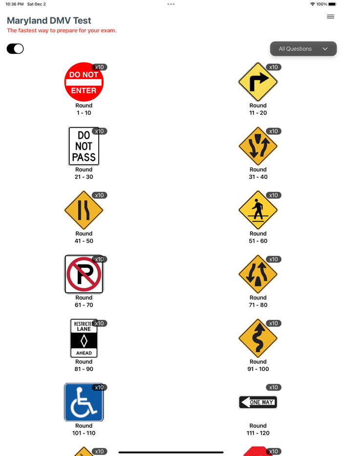 Maryland DMV Practice 2025