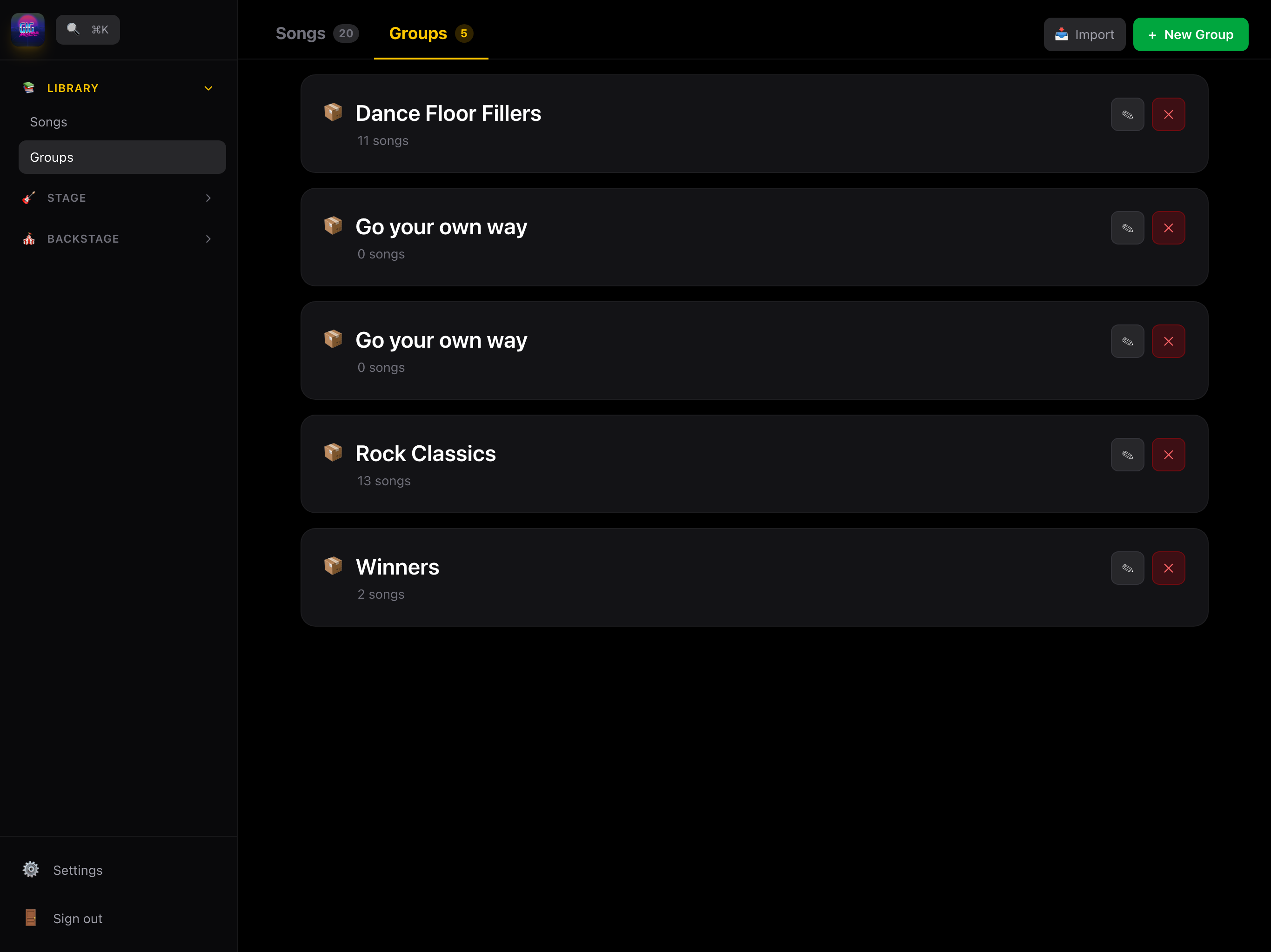 Gigmeister screenshot 8