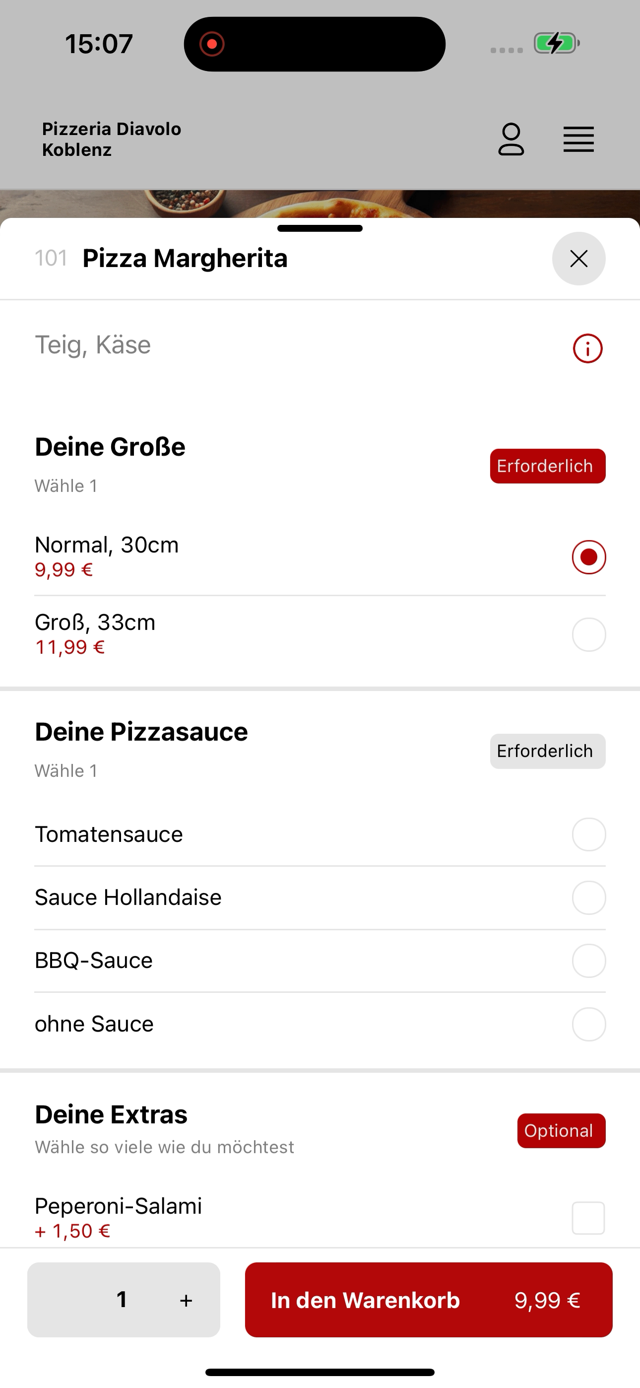Pizzeria Diavolo Koblenz screenshot 7