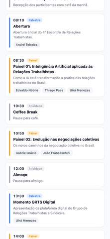 Encontro RT 2026 screenshot