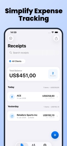 Receipt & Expense Scanner Screenshot 2 of 4